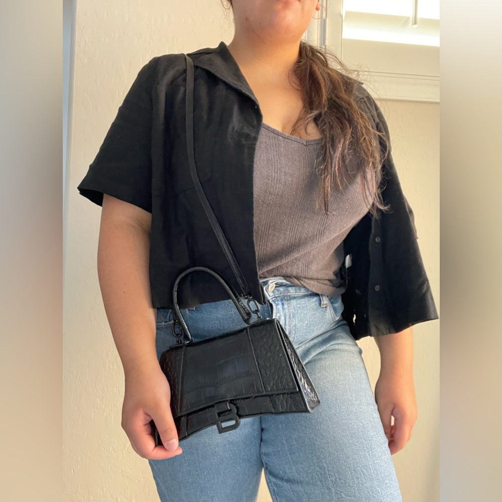 Crocodile Hourglass Bag